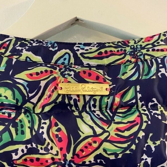 Lilly Pulitzer Womens Lilah Reversible Down Coat Jacket Small - Picture 9 of 11